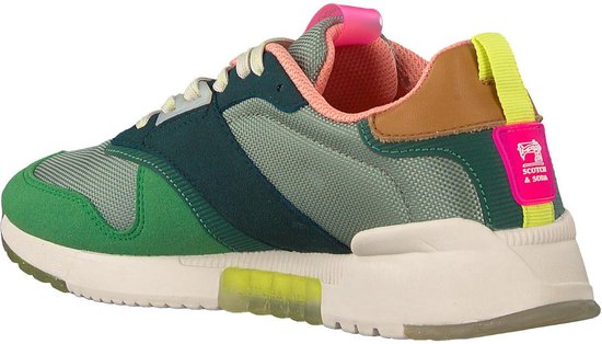 Scotch Soda Dames Lage sneakers Vivi Groen Maat 36 bol