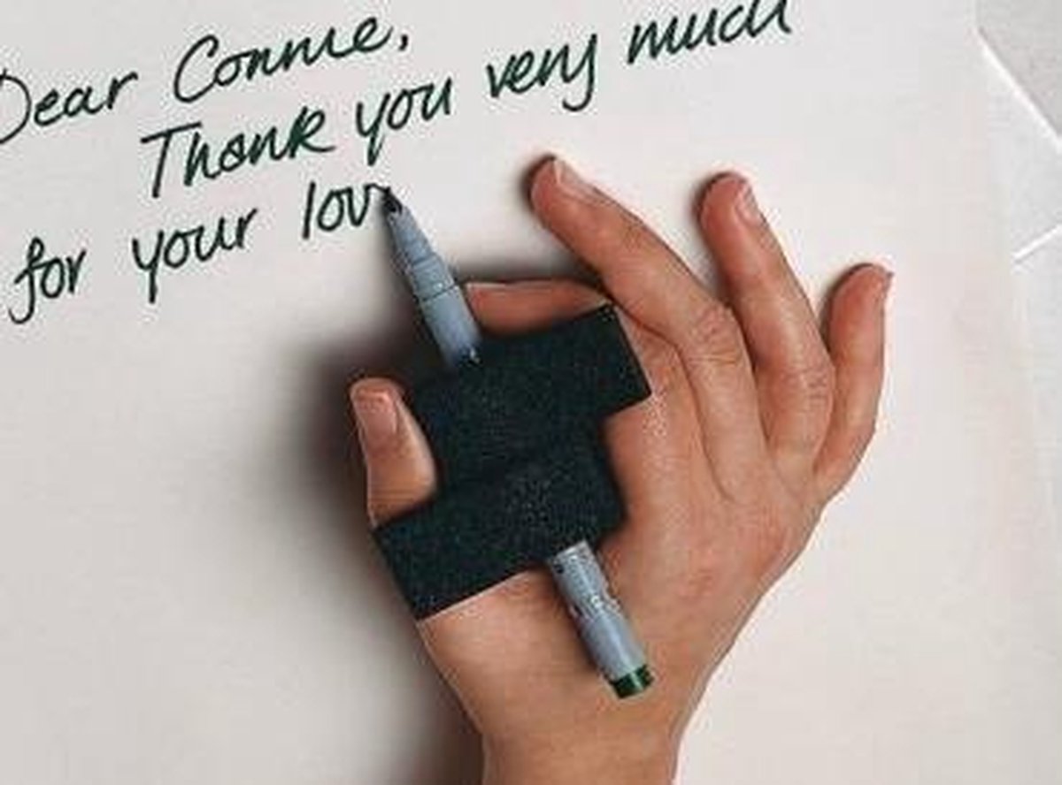 Adhome Schrijfhulpje Ultralite Finger Yokes per 10 stuks - uit lichtgewicht schuim