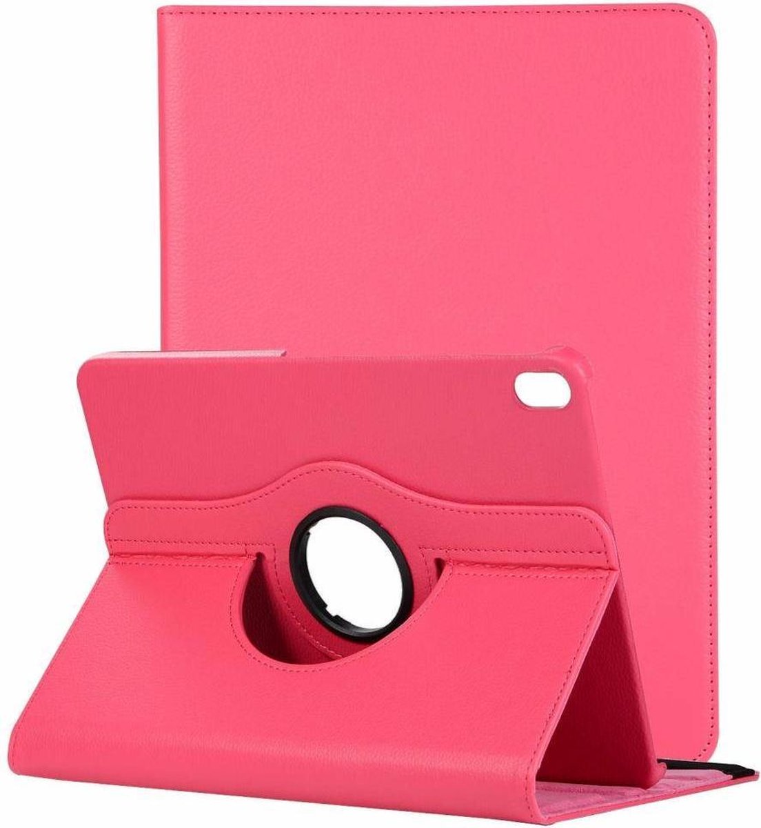 Ntech Hoes geschikt voor Apple iPad iPad Pro 11 inch hoesje 360° Rotating hoesje Case + 4 in 1 Styuls Pink