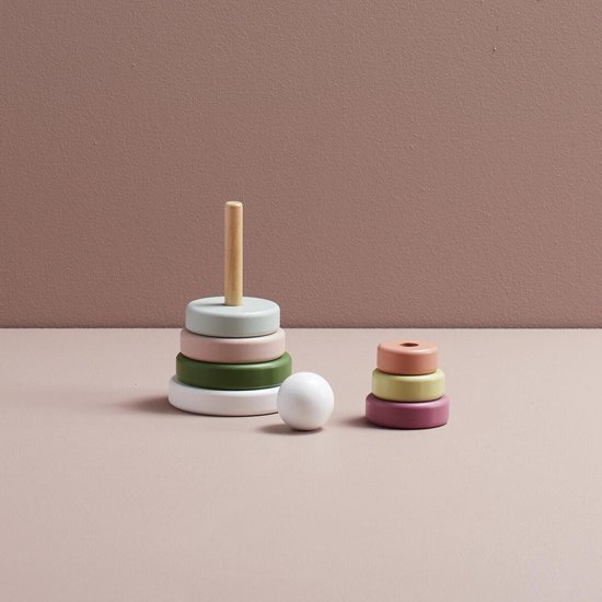 Kids Concept Stapeltoren Ringen Edvin van Kid’s Concept. — afbeelding 3