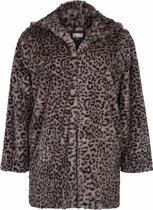 Urban Classics Curvy tussenjas leo teddy Grijs-4xl