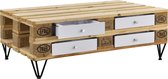 [en.casa] Laden - wit en hairpin poten - 20cm - 4-4 stuks