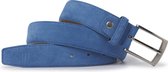 Tyler | Riem suede blauw