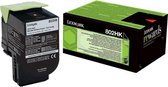 LEXMARK 802HKE -CX410/CX510 Tonercartridge zwart Standard Capacity 4.000 pagina s 1-pack corporate