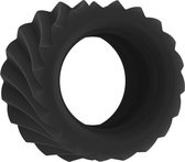 Sono – Ballstrap Ring Speciaal Ontwerp voor Versterkte Orgasmes en Gemakkelijk in Vorm - Zwart