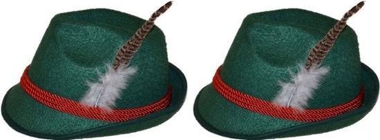Oktoberfest - 2x chapeaux tyroliens verts habiller des accessoires pour  adultes -... | bol.com