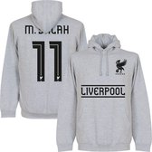 Liverpool M. Salah 11 Team Hoodie - Grijs - M