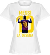 Messi La Desena Dames T-Shirt - Wit - M