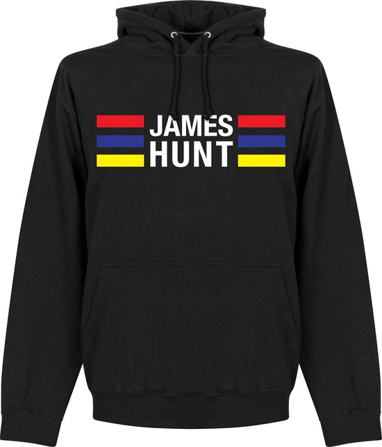 James Hunt Stripes Hoodie - Zwart  - L