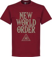 New World Order T-Shirt - Rood - S