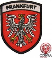 Wapenschild van de stad Frankfurt geborduurde patch embleem | Strijkpatch embleemes | Military Airsoft