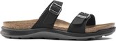 Birkenstock Sierra Dames Slippers Black Narrow-fit | Zwart | Imitatieleer | Maat 41