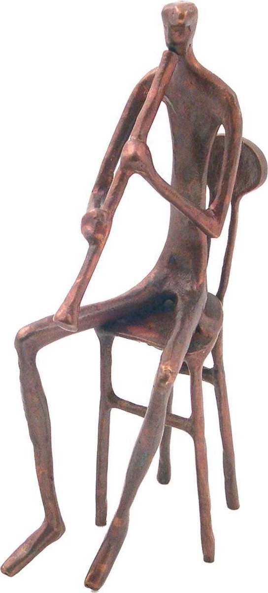 Bronzen Standbeeld Klarinettist