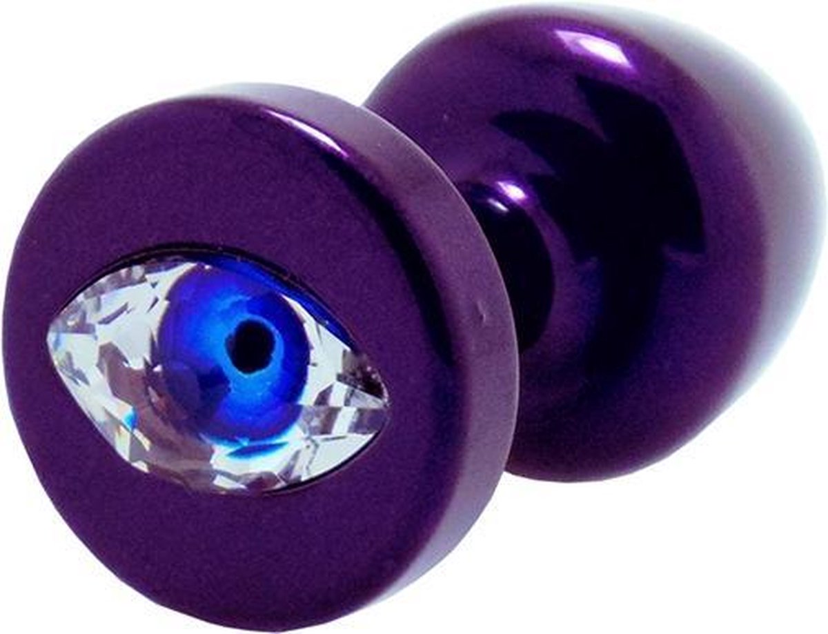 Goedkoopste Diogol - Anni R Butt Plug Oog Paars Crystal Paars 30 mm