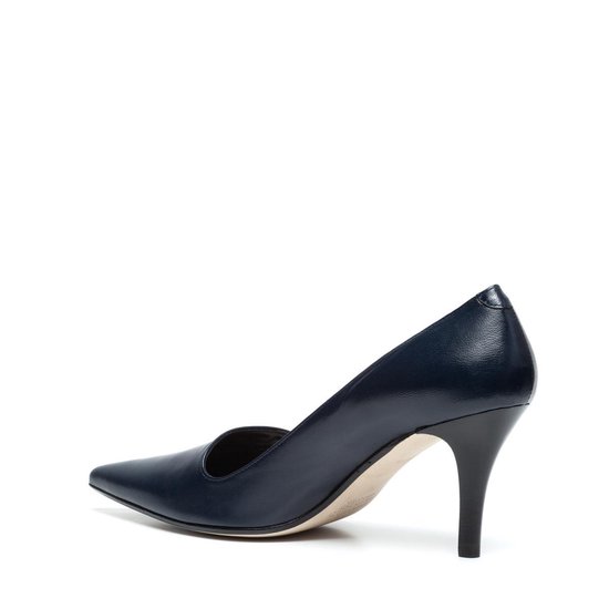 Manfield - Dames - Blauwe pumps met naaldhak - Maat 36 | Bestel nu!