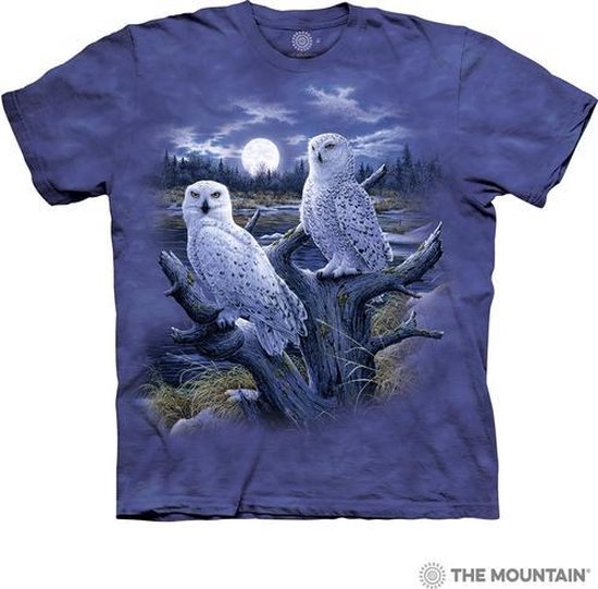 The Mountain Adult Unisex T-Shirt - Snowy Owls