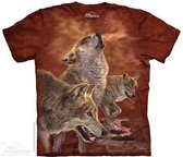 T-shirt Red Glow Wolves
