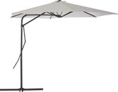 Tuinparasol met stalen paal 300 cm zandkleurig