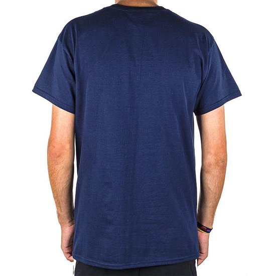THRASHER - FLAME T-SHIRT - NAVY BLUE 