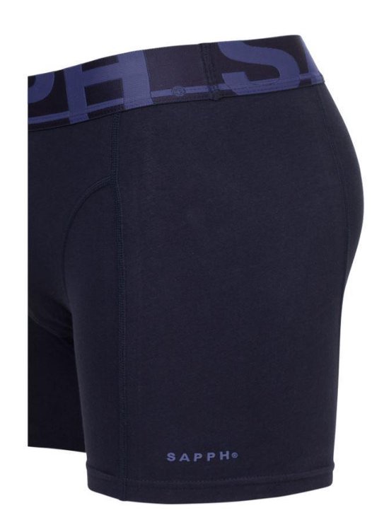 Sapph Men 2pack - Basic cotton Heren Onderbroek - Navy - Maat XXL | Bestel  nu!