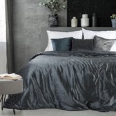 Beddensprei_sprei_kleur_Grafiet_170X210cm_100% POLYESTER_