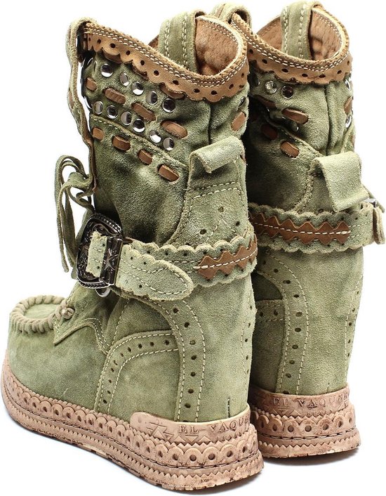 El Vaquero Yara dames boots - groen, ,40 / 6.5 | bol.com