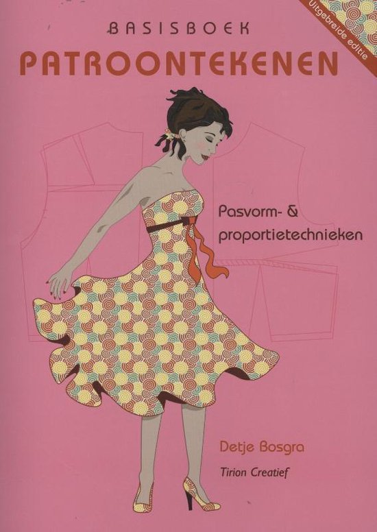 Cover van het boek 'Basisboek patroontekenen' van Detje Bosgra