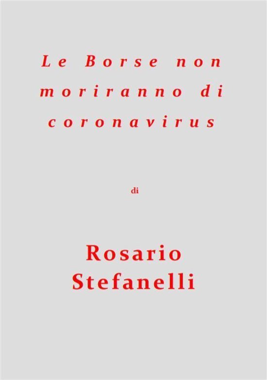 Le Borse non moriranno di coronavirus - cover