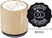Houten Handstempel Woodies | Wedding Invitation Ring - Stempels - Stempels volwassenen - Snelle Levering