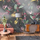 Behang Utopia Dark grey 280 x 280 cm (b x h)
