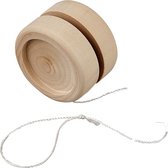 Speelgoed jojo van hout 5 cm voor kinderen - Kinderspeelgoed - Uitdeelspeelgoed - Grabbelton cadeautjes