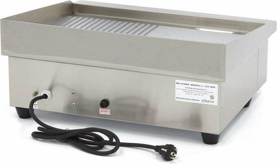 Grillplaat - Half Gegroefd - 55 cm - incl. Opvangbak — afbeelding 4