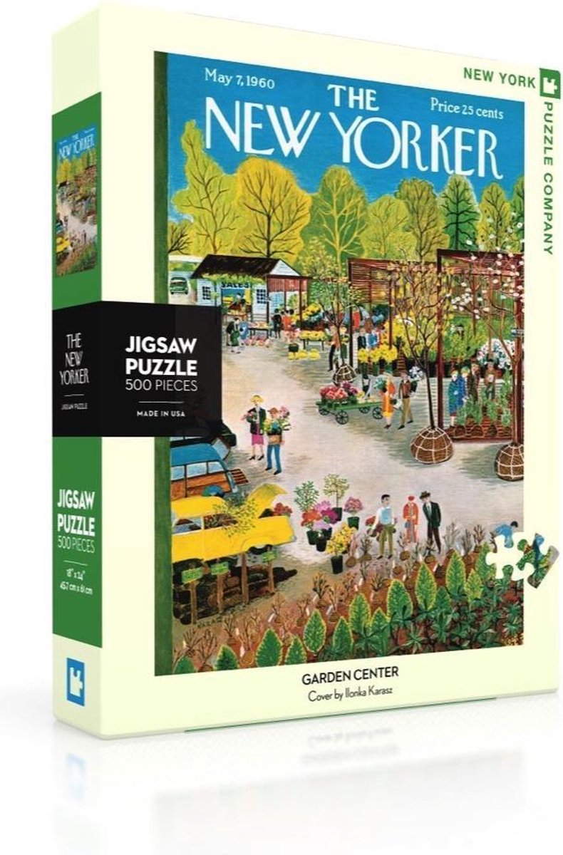 New York Puzzle Company legpuzzel - The New Yorker tuincentrum - 500 XXL stukjes.