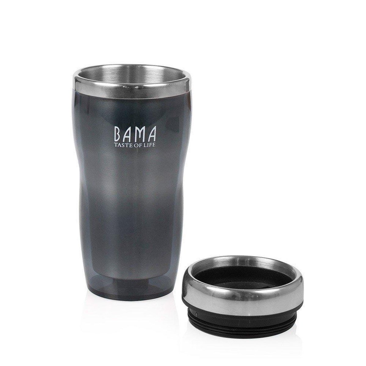Bama Thermos beker / Travel Mug Capri 450ml Zwart