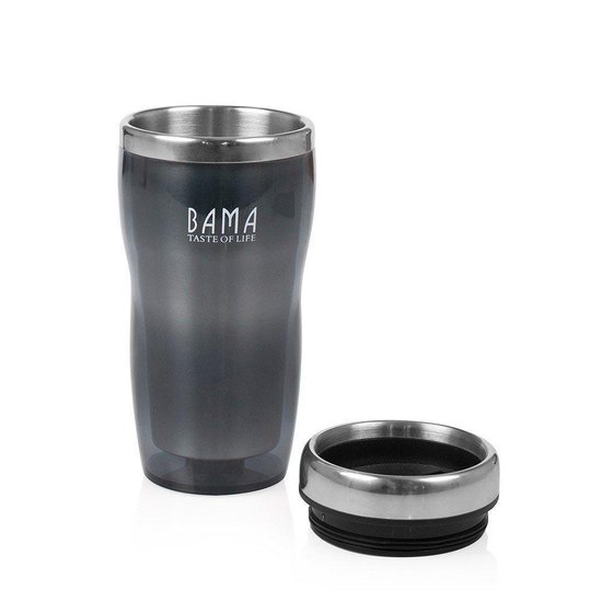 Bama Thermos beker / Travel Mug Capri 450ml Zwart