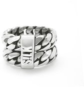 SILK Jewellery - Zilveren Ring 107 - VISHNU 21