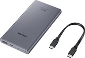 Bol.com Samsung Powerbank 10000mAh - Snellader - (USB C) Grijs aanbieding