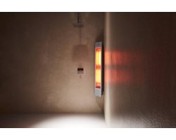 Sunshower Solo infrarood opbouwapparaat 20x125x18cm full body 1500watt aluminium