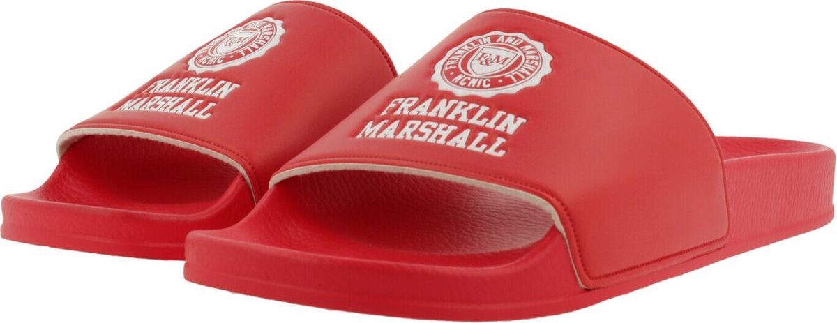 Franklin & Marshall Frankie Lgo Tongs / Claquettes Homme Rouge 41 | bol.com