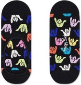 Happy Socks Liner | Sneakersock | Hang Loose Zwart, Maat 41/46