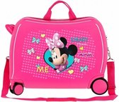 Disney Rolling Suitcase 4 Wheels Minnie Mouse Happy Helpers