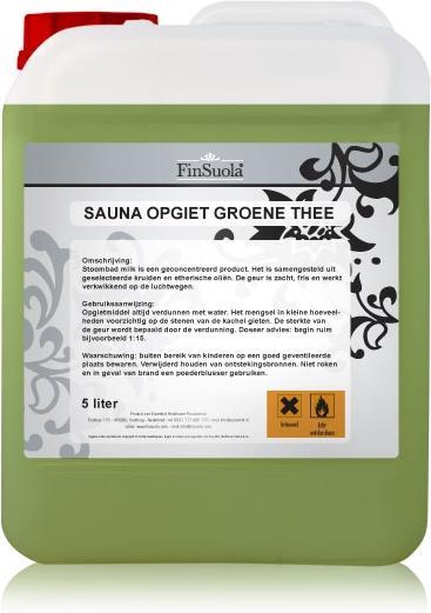 Goedkoopste Finsuola Sauna opgietmiddel Groene Thee 5 liter