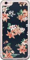 iPhone 6/6S hoesje siliconen - Elegance bloom | Apple iPhone 6/6s case | TPU backcover transparant