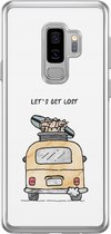 Samsung S9 Plus hoesje siliconen - Let's get lost | Samsung Galaxy S9 Plus case | multi | TPU backcover transparant
