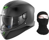 Shark Skwal 2 2019 Blank Mat Zwart KMA Integraalhelm - Motorhelm -  Maat S