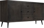 Dressoir 160x40x81 cm massief mangohout