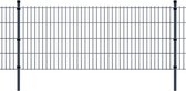 Dubbelstaafmatten en palen 2008x1630 mm 2 m grijs