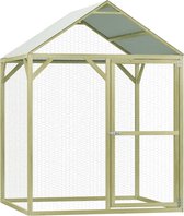 Kippenhok 1,5x1,5x2 m FSC geïmpregneerd grenenhout