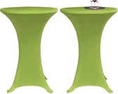 Tafelhoes stretch 2 stuks 80 cm groen