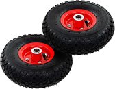 Steekwagenwielen 3,00-4 (260x85) rubber 2 st